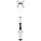 Single Quick Release Monitor Arm, White