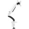 Single Quick Release Monitor Arm, White Single Quick Release Monitor Arm, White