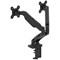 Dual Quick Release Monitor Arm, Black Dual Quick Release Monitor Arm, Black