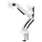 Dual Quick Release Monitor Arm, White