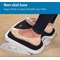Kensington SoleMateComfort Footrest, Black/Grey