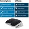 Kensington SoleMateComfort Footrest, Black/Grey