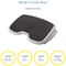 Kensington Solemate Tilting Footrest, Black/Grey
