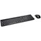 Kensington Pro Fit Keyboard and Mouse Set, Wireless, Black