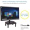 Kensington SmartFit Monitor Stand, Adjustable Height, Black