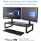 Kensington SmartFit Extra Wide Monitor Stand, Adjustable Height, Black