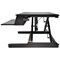 Kensington Smartfit Tabletop Sit Stand Workstation, Adjustable Height, Black