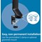 Kensington Smartfit Space Saving Deskclamped Single Monitor Arm, Adjustable Height, Black