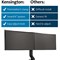 Kensington Smartfit Space Saving Deskclamped Dual Monitor Arm, Adjustable Height, Black
