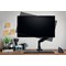 Kensington SmartFit One-Touch Deskclamped Single Monitor Arm, Adjustable Height, Black