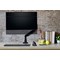 Kensington SmartFit One-Touch Deskclamped Single Monitor Arm, Adjustable Height, Black