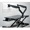 Kensington SmartFit One-Touch Deskclamped Dual Monitor Arm, Adjustable Height, Black