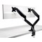 Kensington SmartFit One-Touch Deskclamped Dual Monitor Arm, Adjustable Height, Black