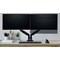 Kensington SmartFit One-Touch Deskclamped Dual Monitor Arm, Adjustable Height, Black