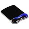 Kensington Duo Gel Wave Mouse Mat, With Wrist Rest, Black and Blue