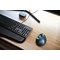Kensington Pro Fit Ergo TB450 Trackball, Wireless, Black