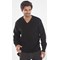 Beeswift Acrylic V-Neck Sweater, Black, Small