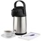 Addis Chrome President Pump Pot Vacuum Jug, 2 Litres