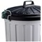 Addis Round Dustbin, 90 Litre, Grey with Black Lid, Addis Round Dustbin, 90 Litre, Grey with Black Lid,