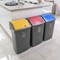Addis Recycling Bin Kit, 60 Litre Each, Assorted, Pack of 3