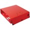 Arianex Double Capacity A4 Lever Arch File, 2x50mm Spines, Red
