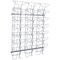 Alba Wall Mounted 7Tier 21-Pocket Literature Holder A4 Chrome