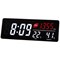 Alba LED Wall Clock With CO2 Level Temperature Humidity Sensor, Black