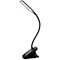 Alba LED Wireless Desk Lamp with Desk Top Clamp, Black