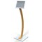 Alba Wall A4 Snap Frame Display, Aluminium Frame/Wood Leg