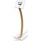 Alba Wall A4 Snap Frame Display, Aluminium Frame/Wood Leg