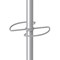 Alba Festival High Capacity Coat Stand with Umbrella Holder 350x350x1870mm Silver/White