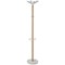 Alba Coat Stand 350x350x1750mm Beech/White