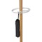 Alba Coat Stand 350x350x1750mm Beech/White