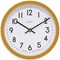Acctim Elstow Small Office Wall Clock Yellow 20cm