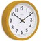Acctim Elstow Small Office Wall Clock Yellow 20cm