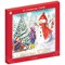 Giftmaker Square Snowman Cards x10 Pack of 24