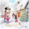 Giftmaker Square Snowman Cards x10 Pack of 24