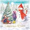 Giftmaker Square Snowman Cards x10 Pack of 24