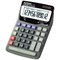 Aurora Desktop Calculator, 12 Digit, 2x3 Key, Battery/Solar Power, Black