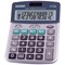 Aurora Semi-desk Calculator, 12 Digit, 3 Key, Battery/Solar Power, Grey