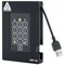 Apricorn Aegis Fortress USB 3.0 Portable Solid State Drive, 2TB, Black