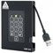 Apricorn Aegis Fortress USB 3.0 Portable Solid State Drive, 4TB, Black