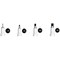 Artline Calligraphy Pen Set, Assorted Width, Black, Pack of 4