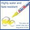 Artline 400 Bullet Tip Paint Marker Medium Yellow (Pack of 12) A4006