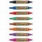 Artline 2-in-1 Whiteboard Marker, Bullet/Chisel Tip, Assorted, Pack of 8