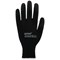 Arco Essentials Black PU-Coated Nylon Work Gloves Pairs 8 (Pack of 12)