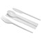 Knife Fork Spoon and Napkin Meal Pack (Pack of 250)