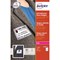 Avery Laser Name Badge Labels, Self-adhesive, 80x50mm, Blue Border, L4787-20, 200 Labels