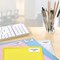 Avery L7656-100 Laser Labels, 84 Per Sheet, 46x11.1mm, White, 8400 Labels