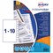 Avery IndexMaker Dividers, Unpunched, 10-Part, Clear Tabs, A4, White